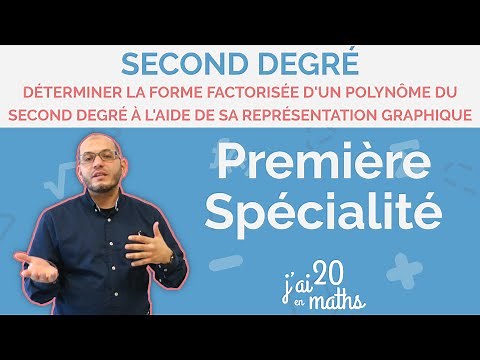Déterminer la forme factorisée d’un polynôme du second degré avec sa représentation graphique