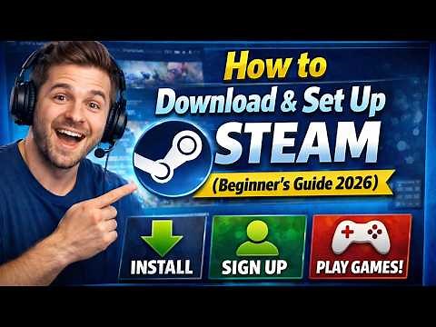 How to Download & Set Up Steam (Beginner’s Guide 2026)