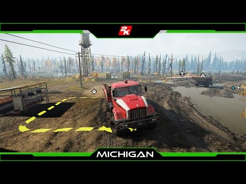 Snow Runner 🚍🚛 #07 - Défi : Bidons Enflammés (ISLAND LAKE) - 🚚🚘 (En 2k)