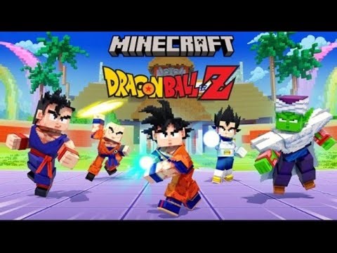 "Dragon Ball Z DLC Map in Minecraft BE"