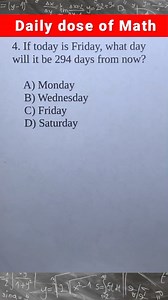 4.1K views · 34 reactions | Days Problem ‼️ Looking for SAT Math...