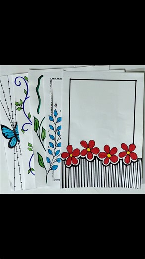 5 Easy border designs