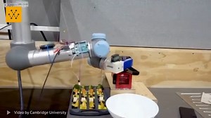 Cambridge researchers have programmed a robotic chef with a ‘cookbook’ of eight simple salad recipes. After watching a video of a human demonstrating one of the recipes, the robot was able to identify which recipe was being prepared and make it. Bon appetite! Video Credit: University of Cambridge #cambridge #cambridgeuniversity #robots #robotics #engineering #technology #computervision | Wevolver.com