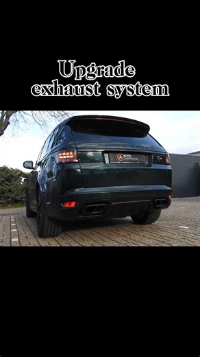 Upgraded Exhaust System 🔥 Range Rover SVR 2020