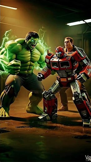 Hulk vs MEGATRON: चिंटू की जान खतरे में! 😱 #shorts #hulk #ai