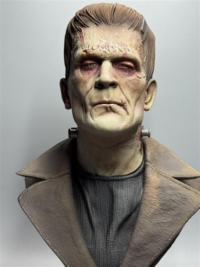 Frankenstein Monster Bust Gothic Horror Sculpture Classic Universal Collectible Halloween Decor Gift Art - Etsy