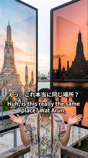 【神々しい】ワット・アルンの「朝」と「夕方」が別世界すぎ。タイの絶景はこれ！