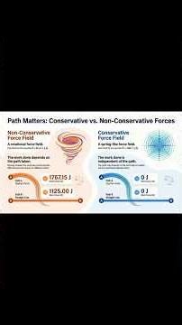 Work Conservative and Non Conservative Paths
