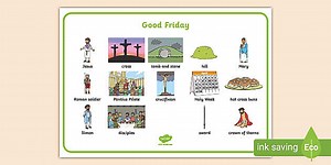 Good Friday Word Mat