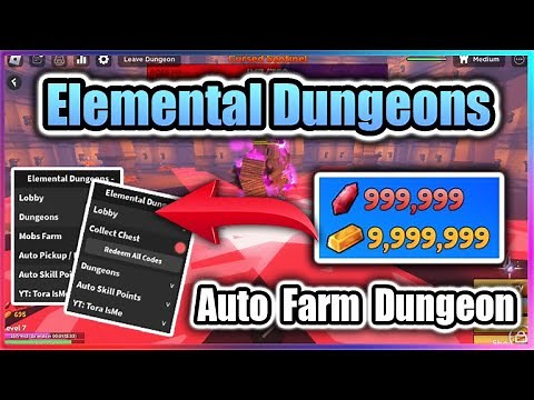 [🎁 GIFT] Elemental Dungeons Script - Auto Dungeons | Get All Codes | Collect Chests