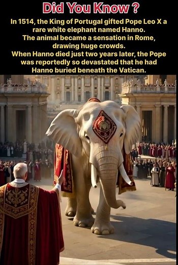 Why The Pope’s White Elephant Was Buried Beneath The Vatican