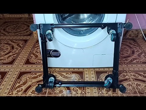 Samsung Front Load Washing Machine Trolley / Stand, 360 Rotatable Wheels, 4 Adjustable Sizes, Knobs