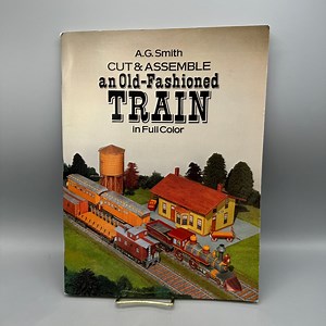 Vintage A.G. Smith Paper Train Model: Cut & Assemble Booklet - Etsy