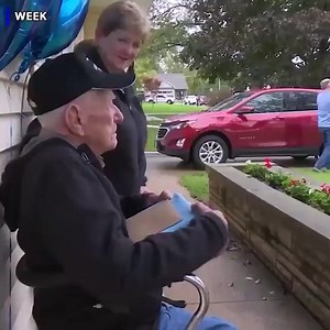4.3M views · 307K reactions | Illinois man moved to tears during 100th birthday celebration! ♥♥♥ HAPPY 100TH BIRTHDAY! This World War II veteran was moved to tears when his community came in droves to mark the special occasion! ♥♥♥ FROM OUR SISTER STATION WAVE | KWTX News 10 | Facebook