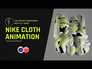 LIVE Project Breakdown | NIKE Cloth Text Animation