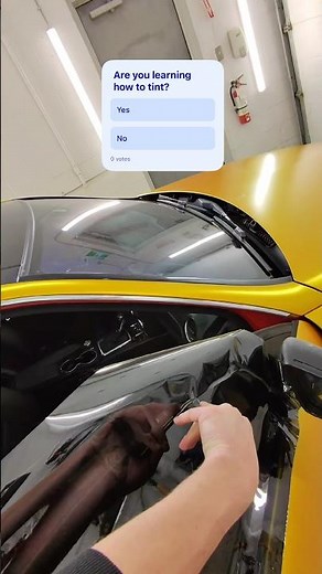 Handcut Window Tint in 60 Seconds! #windowtint #tint #diy #howto