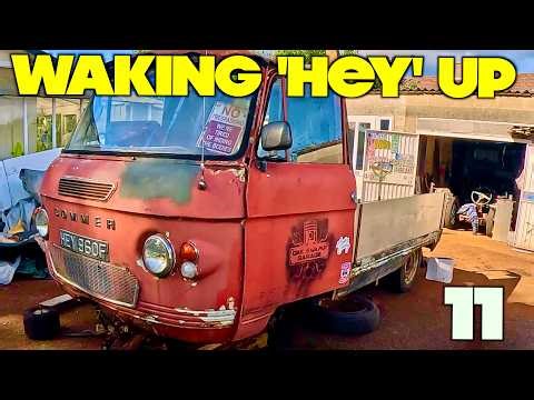 Waking Up My 1968 Commer PB After Winter! Triumph 2000 Engine start