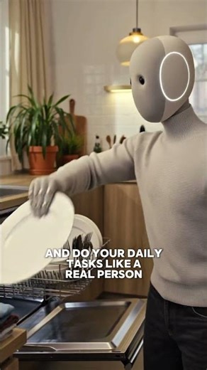 NEO Robot is Watching You… 👁️ #ai #robotics #robot #neo #ai2026