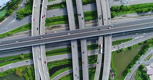 Aerial View Top Down View Traffic Stock Footage Video (100% Royalty-free) 1012181408 | Shutterstock