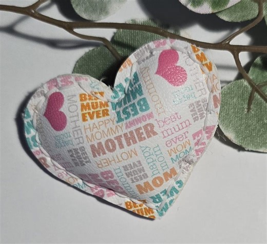 Best Mum Print Pocket Hug, Mothers Day Keepsake Gift Token, Mental Health Anxiety Gift, Sentiment Card, Pink Faux Leather Pocket Token - Etsy