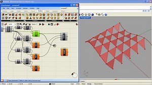 Tri panel system with Grasshopper