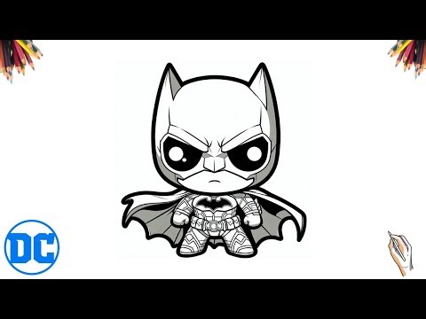 How to Draw Batman Chibi | DC Hero Step by Step and Easy to Do