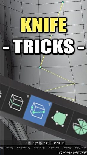 Blender: Knife Tool Secrets
