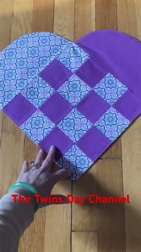 Valentine’s Day gift sewing idea/easy sewing-patterns/patchwork sewing tutorial/sewing for beginners