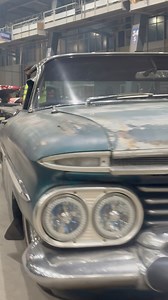 Bagged 1959 Chevy El Camino attempts donuts at The 2024 Starbird Car Show #sickslammedtrucks #baggedtrucks #starbirdcarshow | SICK Slammed Trucks