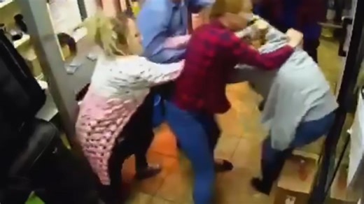 Woman attacks staff after failed fast-food job interview