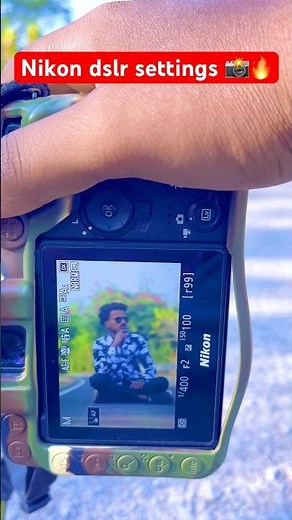 Nikon dslr camera settings | nikon camera settings | nikon d7500 settings📸🔥 #dslrphotography #dslr