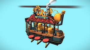 DAE Bazaar - Tranzit Barista - 3D model by Lander Van den Branden (@Lander_Van_den_Branden)