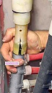 How to fix Uponor pex leak#diy #plumbing #construction #leak #fixed #shorts #shortvideo #voiceover