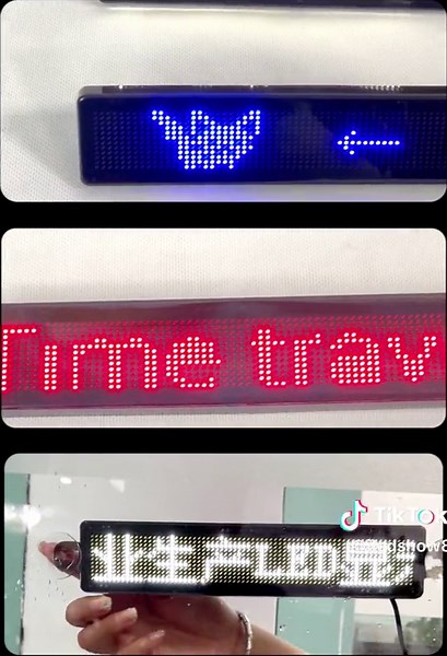 Led screen display car rear window advertisement Display scrolling message app control led car sign screen