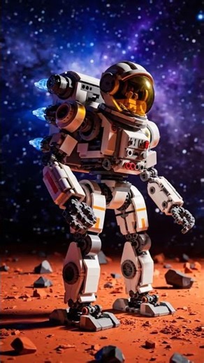 🌌 Building an Astronaut-Inspired Space Mech with Jet Thrusters | LEGO MOC Tutorial
