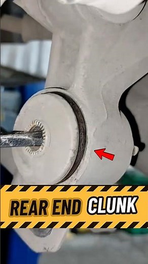 Worn Rear Control Arm Bushing? Fix This Before It Clunks #car #mechanic