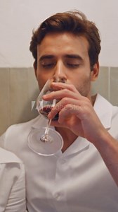 Tender lovers eating together restaurant table closeup. Romantic couple vertical Stock Video