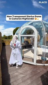 Check out new transparent dome in Cameron Highlands! 😍⭐️ . 📌 It’s Starlux Dome located at Stellar GoldenHill Cameron. This dome offers stunning views 🌌, with a TV, air conditioning, luxurious bathtub 🛁, and even a sparkling chandelier in the toilet ✨. You can also enjoy stargazing 🔭 at night from the comfort of your bed! 🛌 . 🔗 Book Here: Link In Bio . 【 Starlux Dome 】 📍Stellar Golden Hill Cameron, Lot 13, Jalan Golden Hills 9, Tanah Rata, 39000, Cameron Highlands 📞 018-586 9642 . #stell