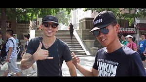 Chester and Joe at the #MercedesMe store in Beijing. | Linkin Park