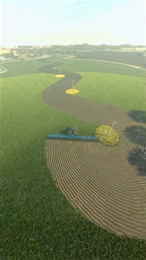 Plowing fields in Farming Simulator 22 🙌🚜 #farmingsimulator #farming