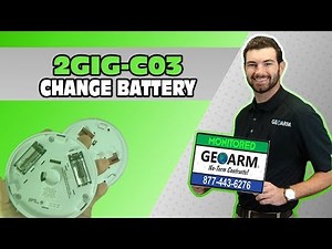 2GIG-CO3-345 - How to Change the Battery?