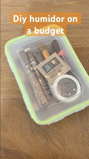 DIY humidor on a budget
