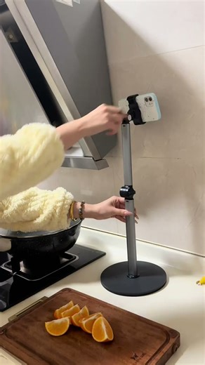 wonew七彩蜗牛手机俯拍直播支架磁吸稳定桌面手机架书法画画拍摄视频手机夹直播神器散热器支架2025新款 磁吸款【ZJ40 J05磁吸盘 蓝牙遥控】送手机夹