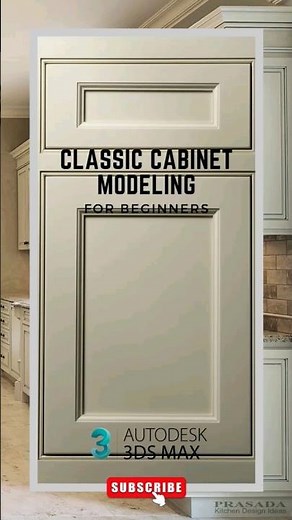Classic cabinet modeling|40- Sec training in 3d max🔥