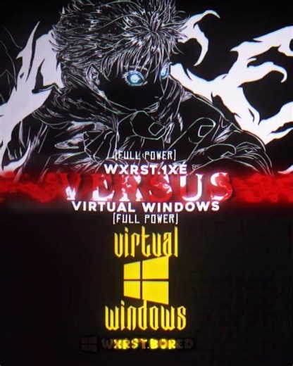 ‪@wxrst.1xeボ‬ vs ‪@virtualwindows1‬ | #edit #anime #windows #shorts #viral