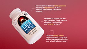 Source Naturals Life Force Multiple, Energy Activator* - 120 Capsule