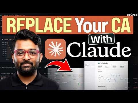 Build Financial Dashboards in Minutes Without Coding | Claude Finance tutorial | upGrad Careers