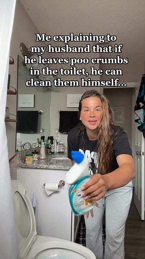 Dealing with Poo Crumbs in the Toilet - Marriage Humor
