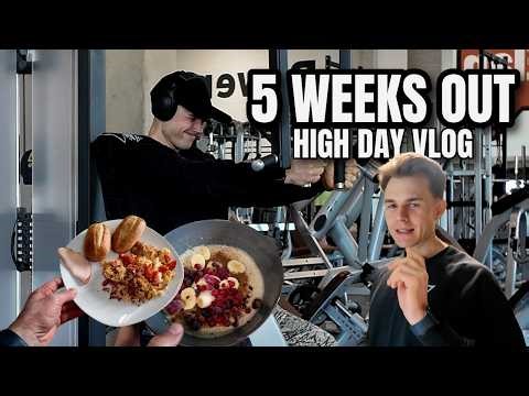 Meine Bodybuilding Prep Routine: High Days, Training & Ernährung REAL TALK I 5 Weeks Out