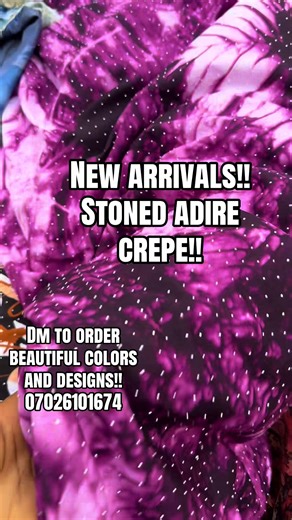 Stoned Adire Crepe: New African Fabrics Collection